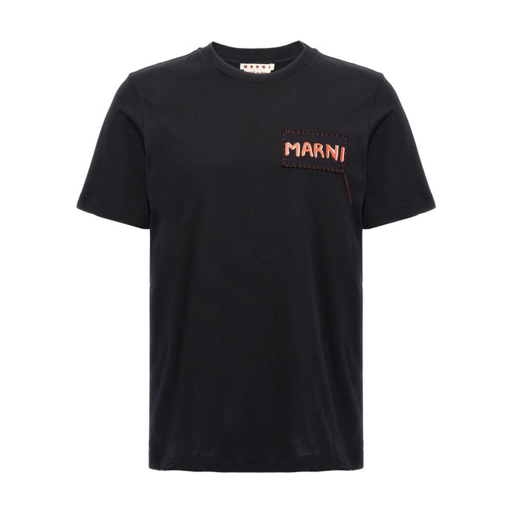 Marni Black Cotton Men's T-Shirt